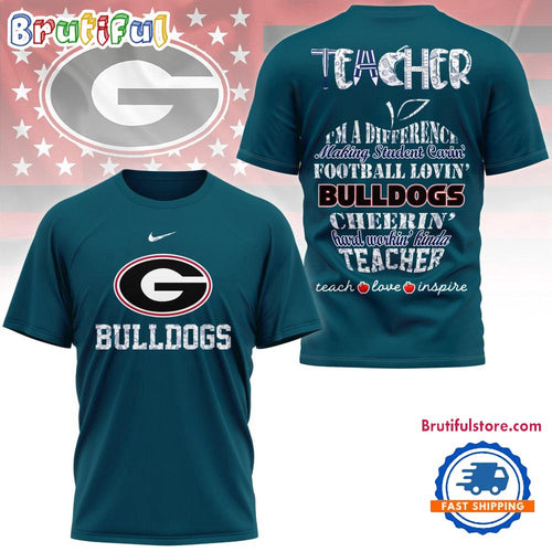 Georgia Bulldogs Teacher Pride 2025 Unisex 3D Shirt