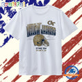 Georgia Tech Yellow Jackets Football Sting ‘Em Atlanta GA helmet Grid T Shirt