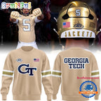 Georgia Tech Yellow Jackets Wordmark Uniform Special New Hoodie T-Shirt