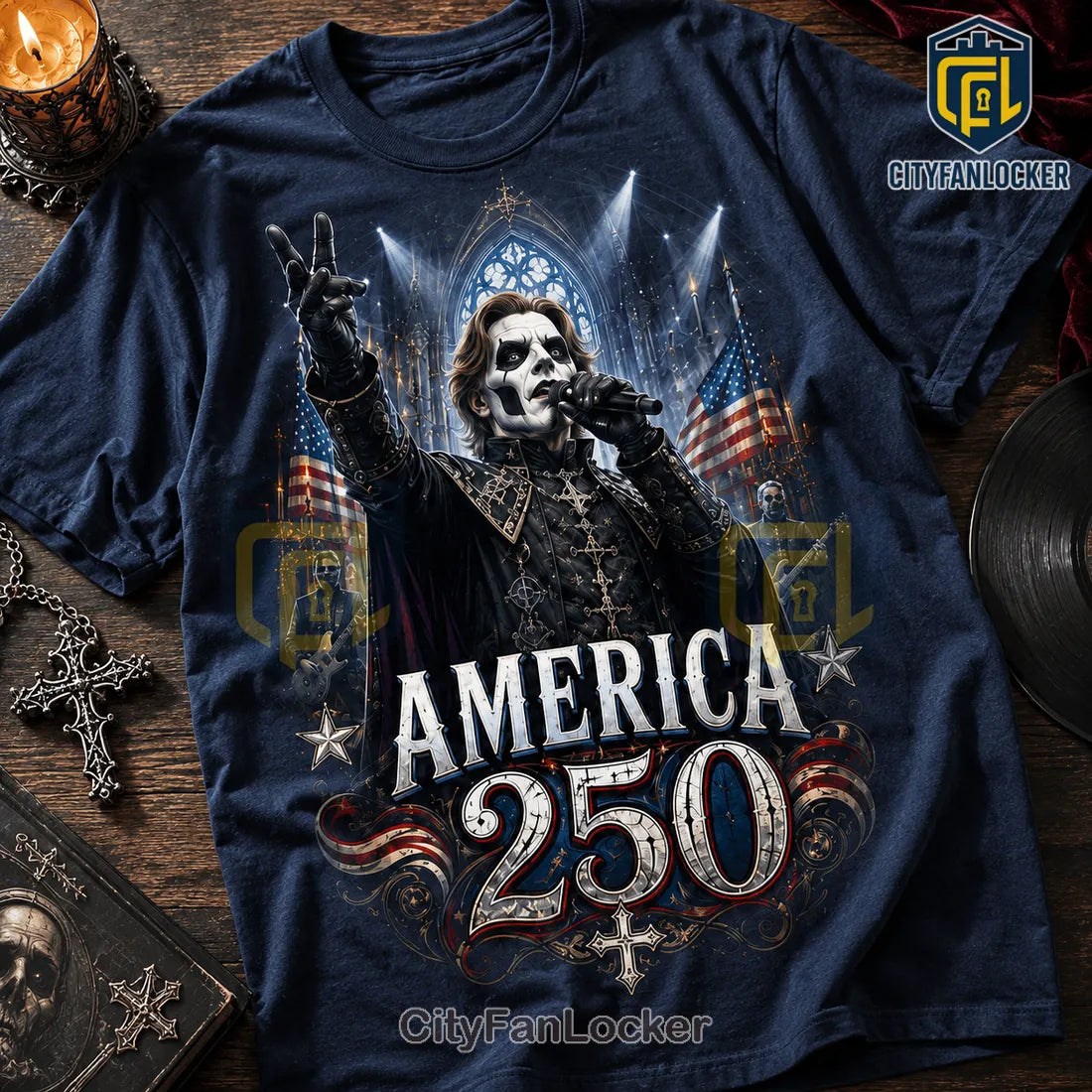 Ghost Band America 250 Years Of Freedom Patriotic T-Shirt