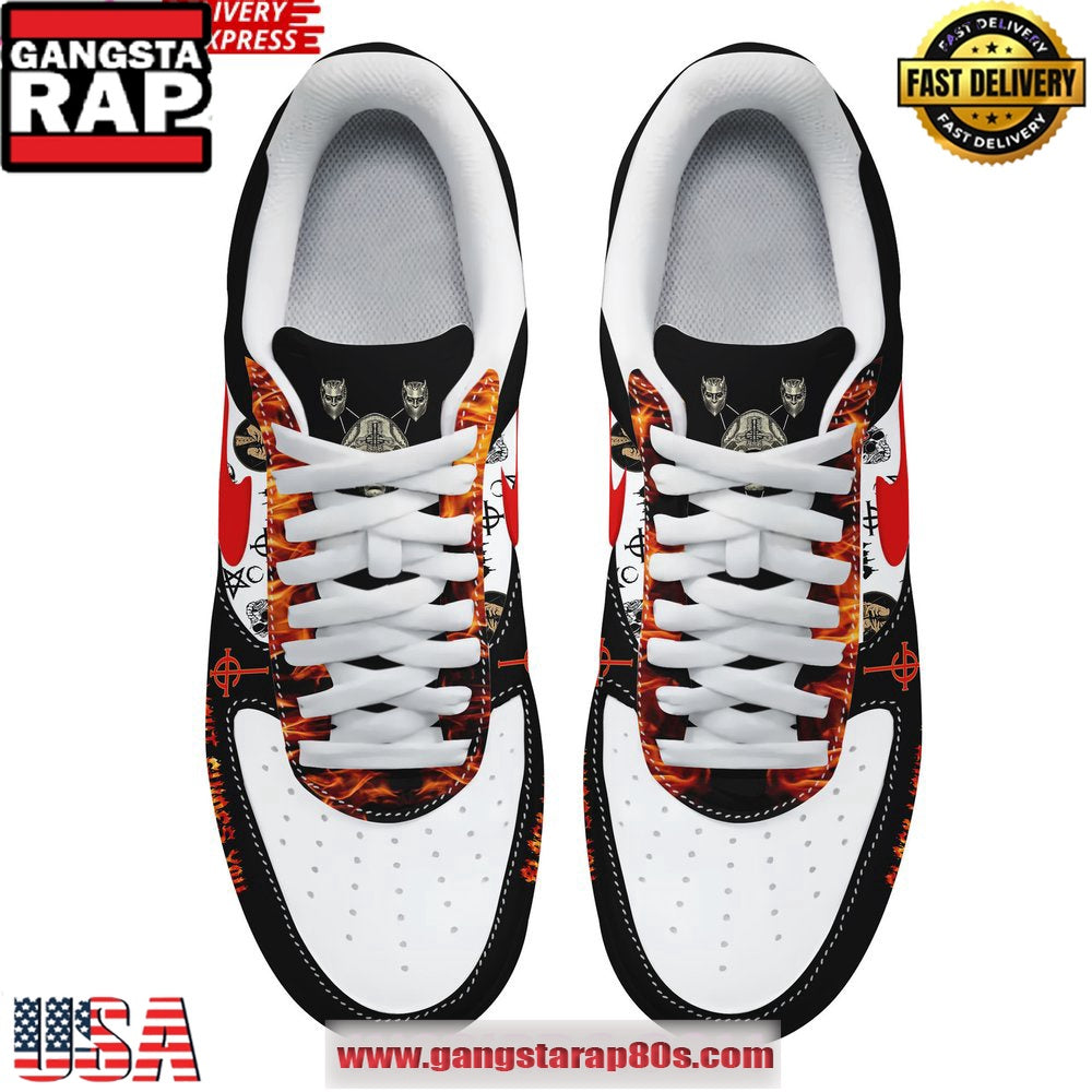 Ghost Band Black Light Guides You Limited Edition Air Force 1 Running Sneakers Shoes