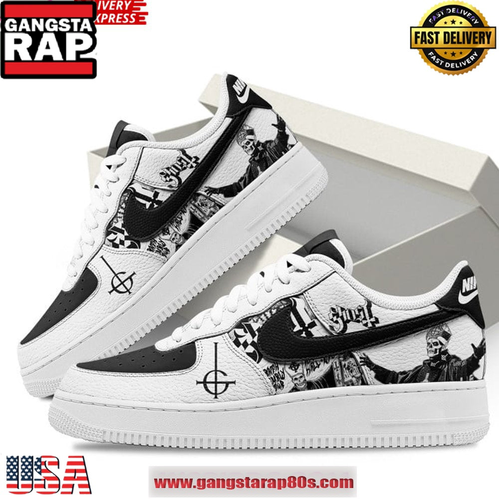 Ghost Band Papal Limited Edition Air Force 1 Running Sneakers Shoes