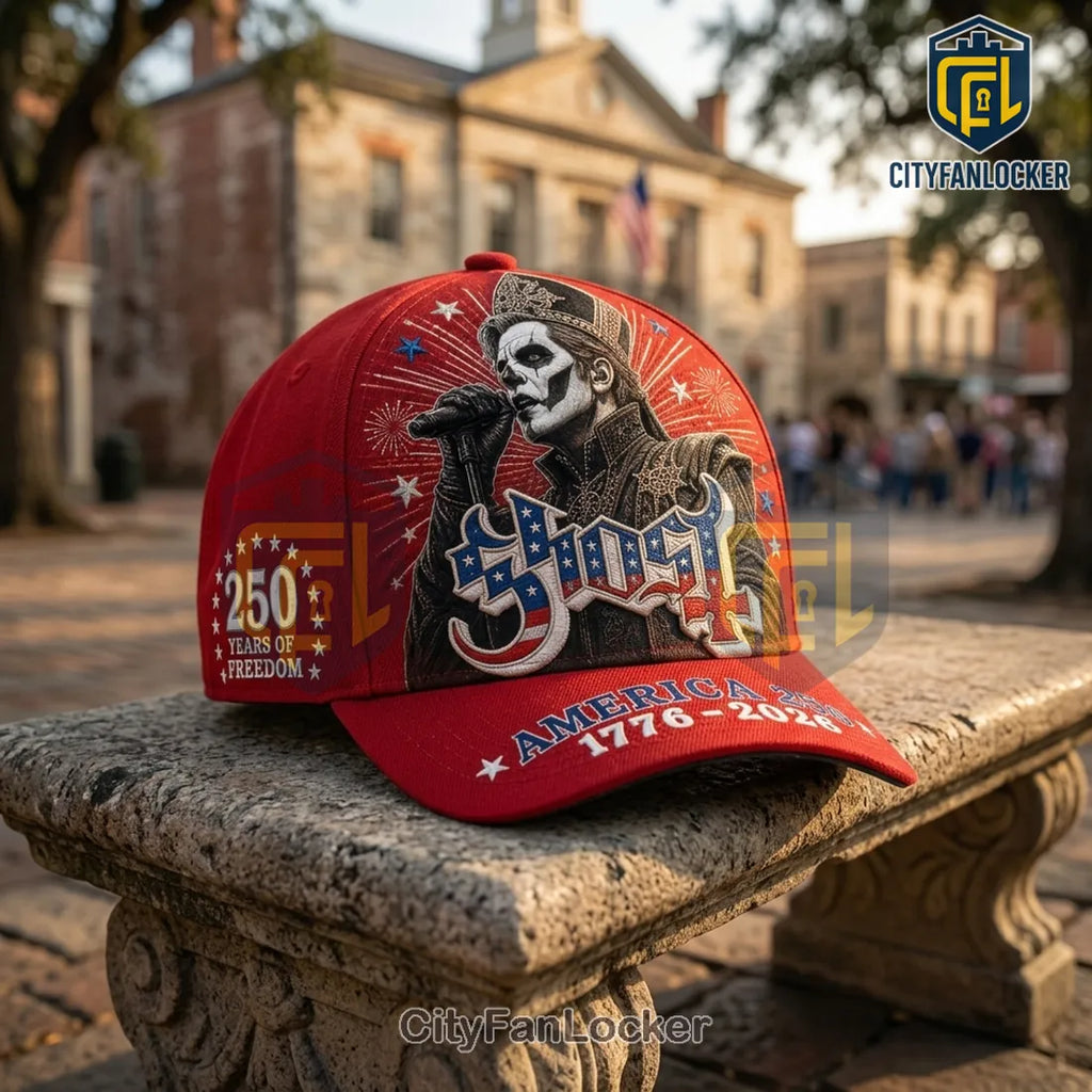 Ghost Band x America 250 Years Anniversary 1776-2026 Baseball Cap