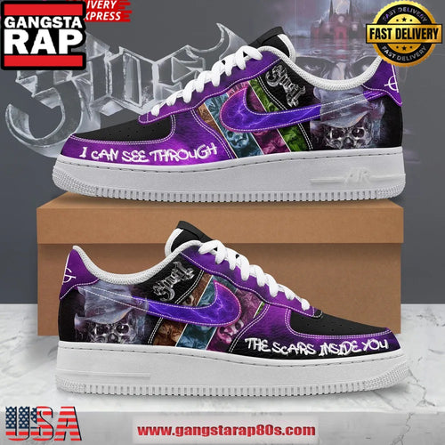 Ghost The Scars Inside You Limited Edition Nike Air Force 1 Sneakers Shoes