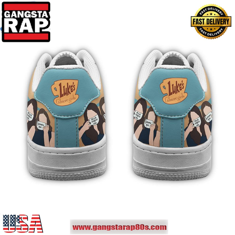 Gilmore Girls In Omnia Paratus Air Force 1 Running Sneakers Shoes