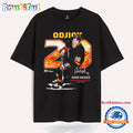 Gino Odjick Vancouver Hockey Throwback Signature T Shirt