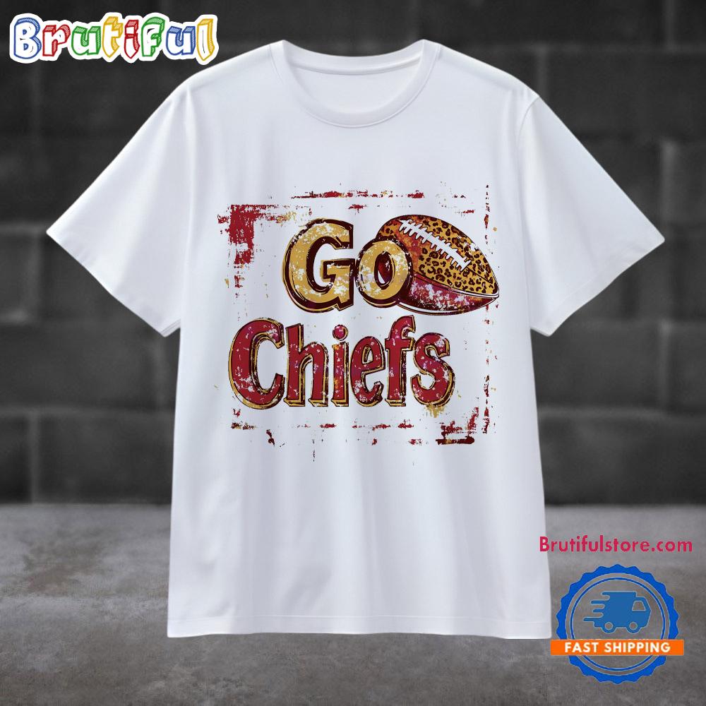 Go Chiefs Three Peat Winner Football Player Leopard T Shirt