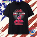 God First Family Second Then Cleveland Indians Baseball T Shirt