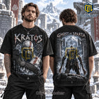 God of War Kratos Norse Mythology Black T-Shirt