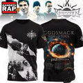 Godsmack World Tour 2025 AOP 3D T Shirt , Music Trending 3D Shirt