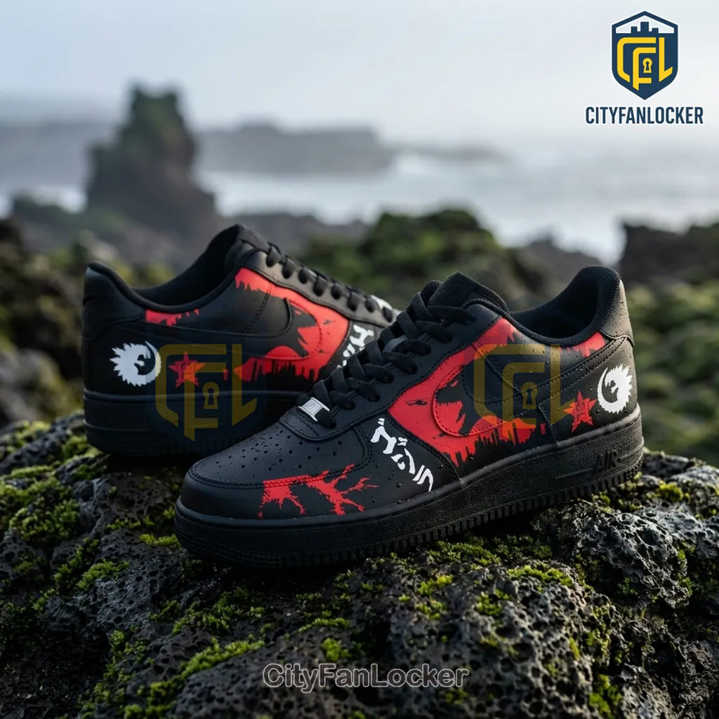 Godzilla x Houston Astros Limited Edition AIr Force 1 Shoes