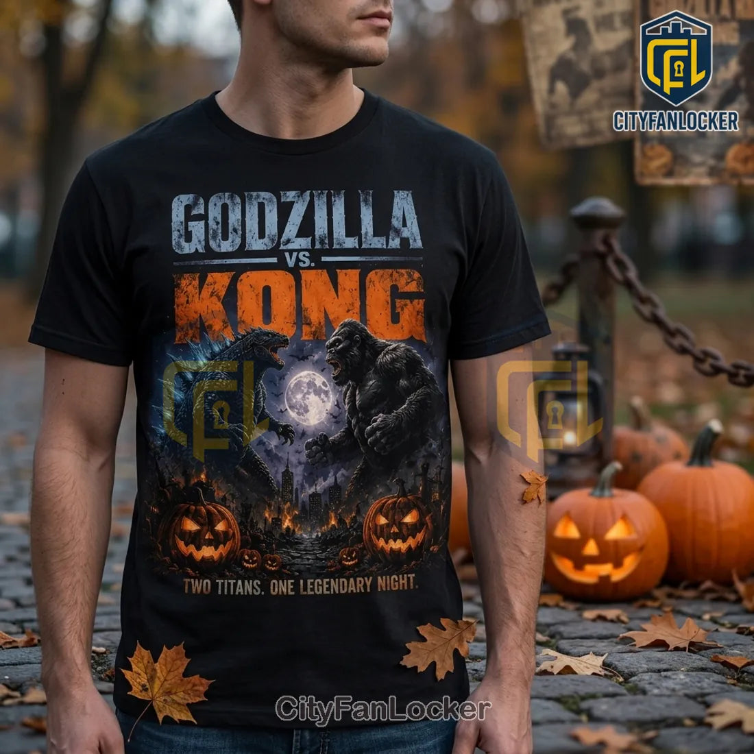 Godzilla x Kong Halloween Battle T-Shirt 2026