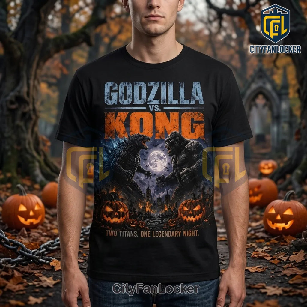 Godzilla x Kong Halloween Battle T-Shirt 2026