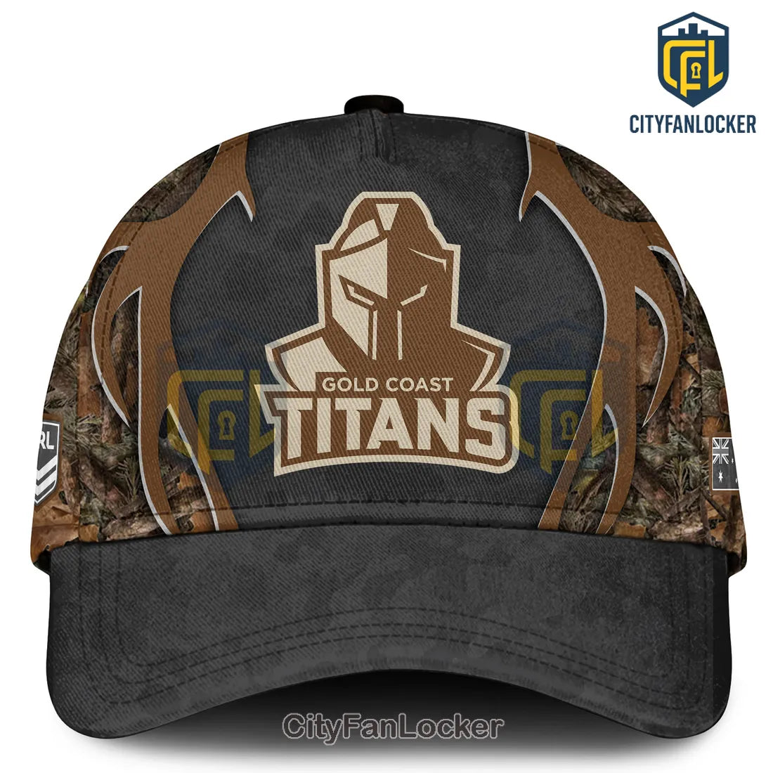 Gold Coast Titans NRL Hunting Season Personalized Camo Hoodie