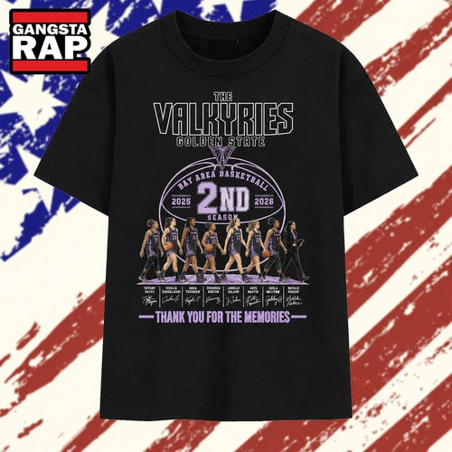 Golden State Valkyries 2nd Season 2025 2026 WNBA Basketball T Shirt