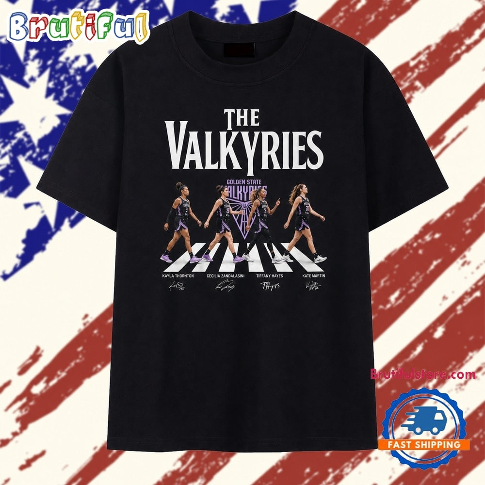Golden State Valkyries Abbey Road Signature T Shirt