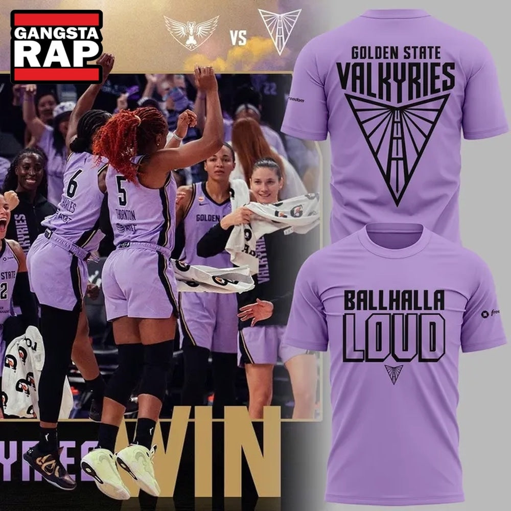 Golden State Valkyries BALLHALLA LOUD 2026 3D Shirt