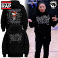 Golden State Valkyries Playa Society Black Shattered Glass Graphic Hoodie
