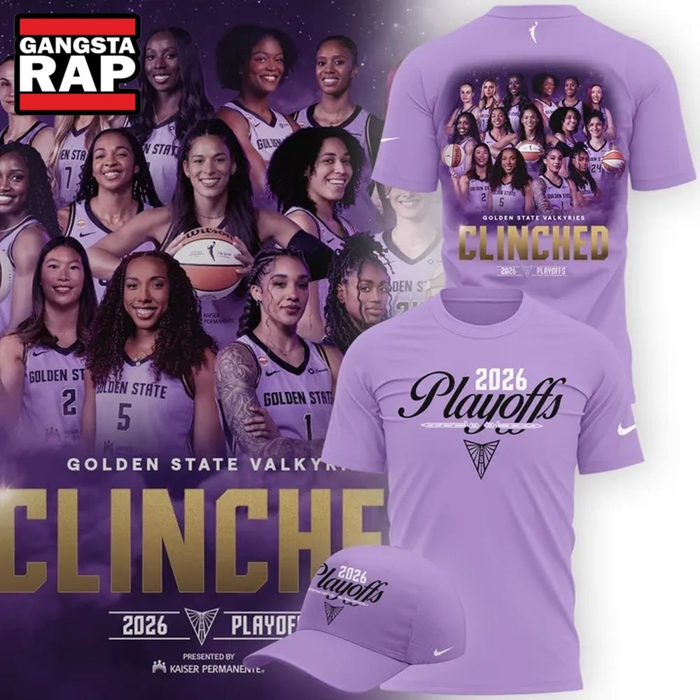 Golden State Valkyries Playoff 2026 All Team Graphic 3D Shirt Hoodie T-Shirt