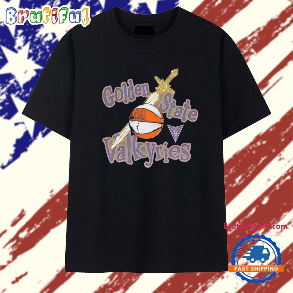 Golden State Valkyries Sword And Ball T Shirt