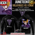 Golden State Valkyries x Juneteenth 2025 Special All Over Print Hoodie