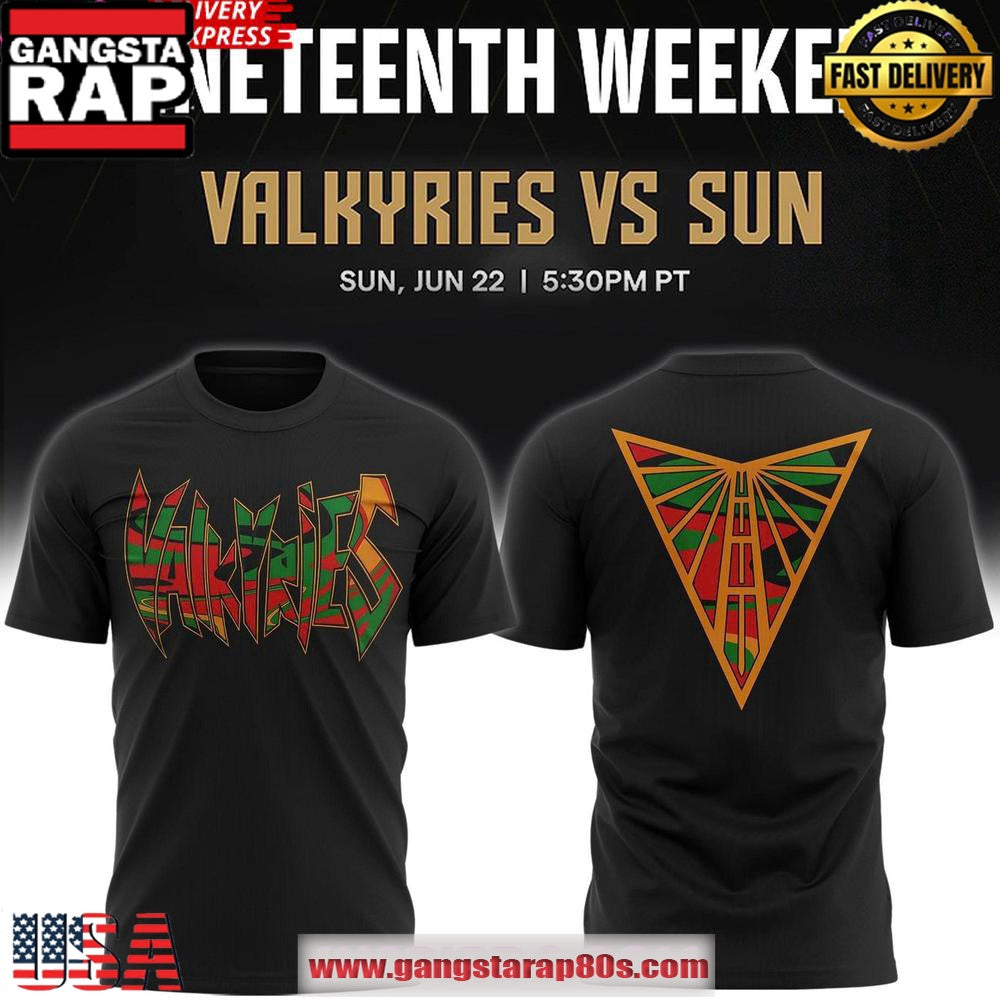 Golden State Valkyries x Juneteenth Weekend 2025 Unisex T Shirt