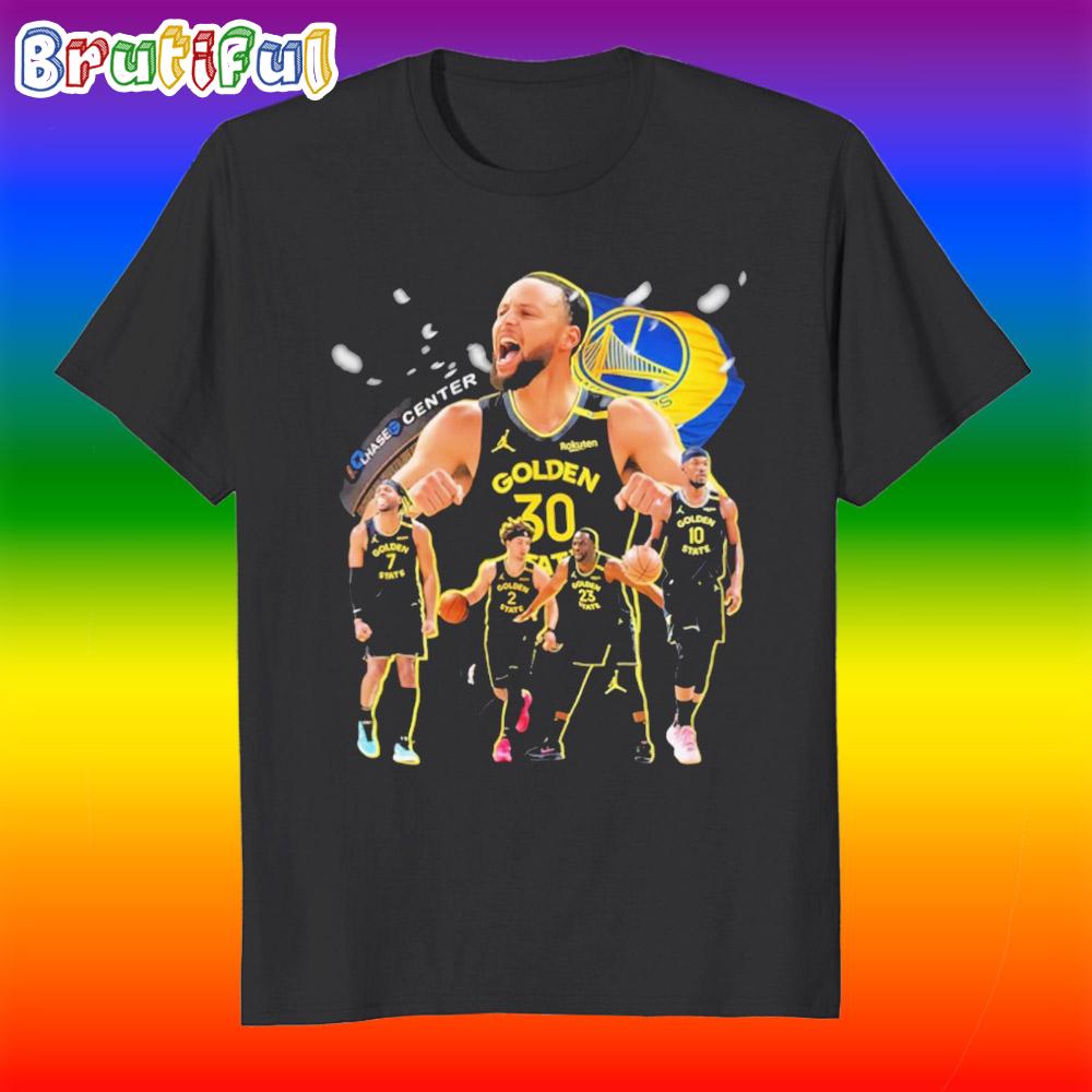 Golden State Warriors Player Collage 2025 Nba Playoffs T Shirt