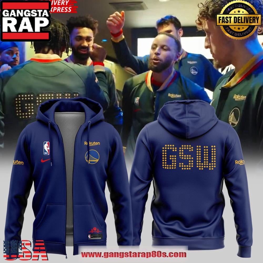 Golden State Warriors Playoff 2025 Zip Unisex Hoodie