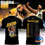 Golden State Warriors Special Stephen Curry 4000 Threes And Counting 3D All Over Print Shirt