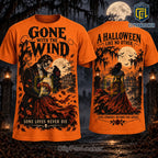 Gone With The Wind Gothic Halloween Orange T-Shirt