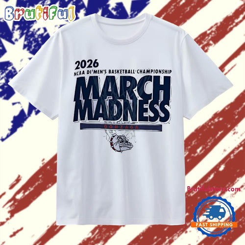 Gonzaga Bulldogs NCAA DI men’s Basketball Championship March Madness 2026 T Shirt