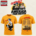 Gorillaz The North American Mountain Tour 2026 Signature 3D Shirt