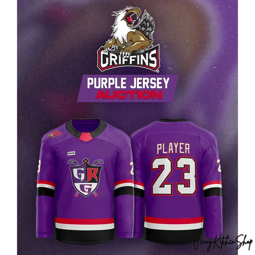Grand Rapids Griffins 2026 Purple Night Baseball Jersey