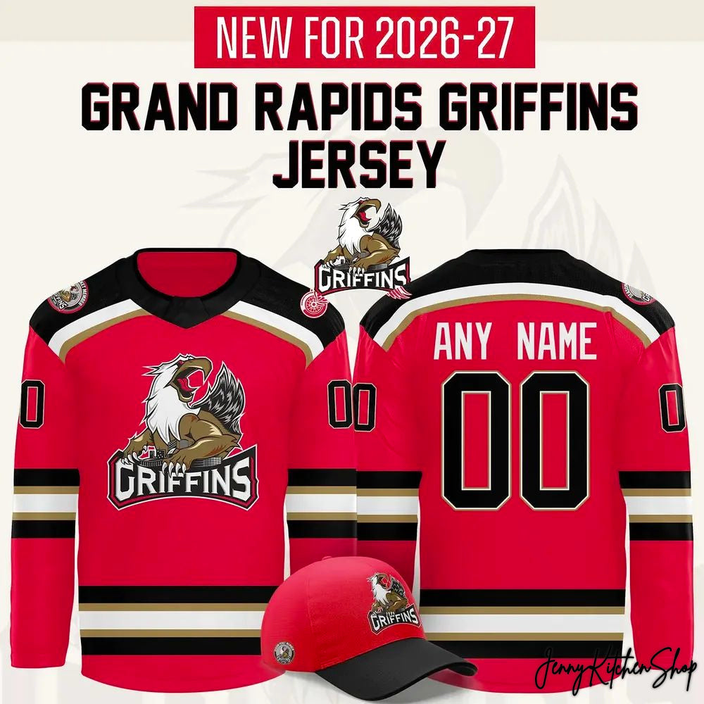Grand Rapids Griffins New For 2026-27 Exclusive Hockey Jersey
