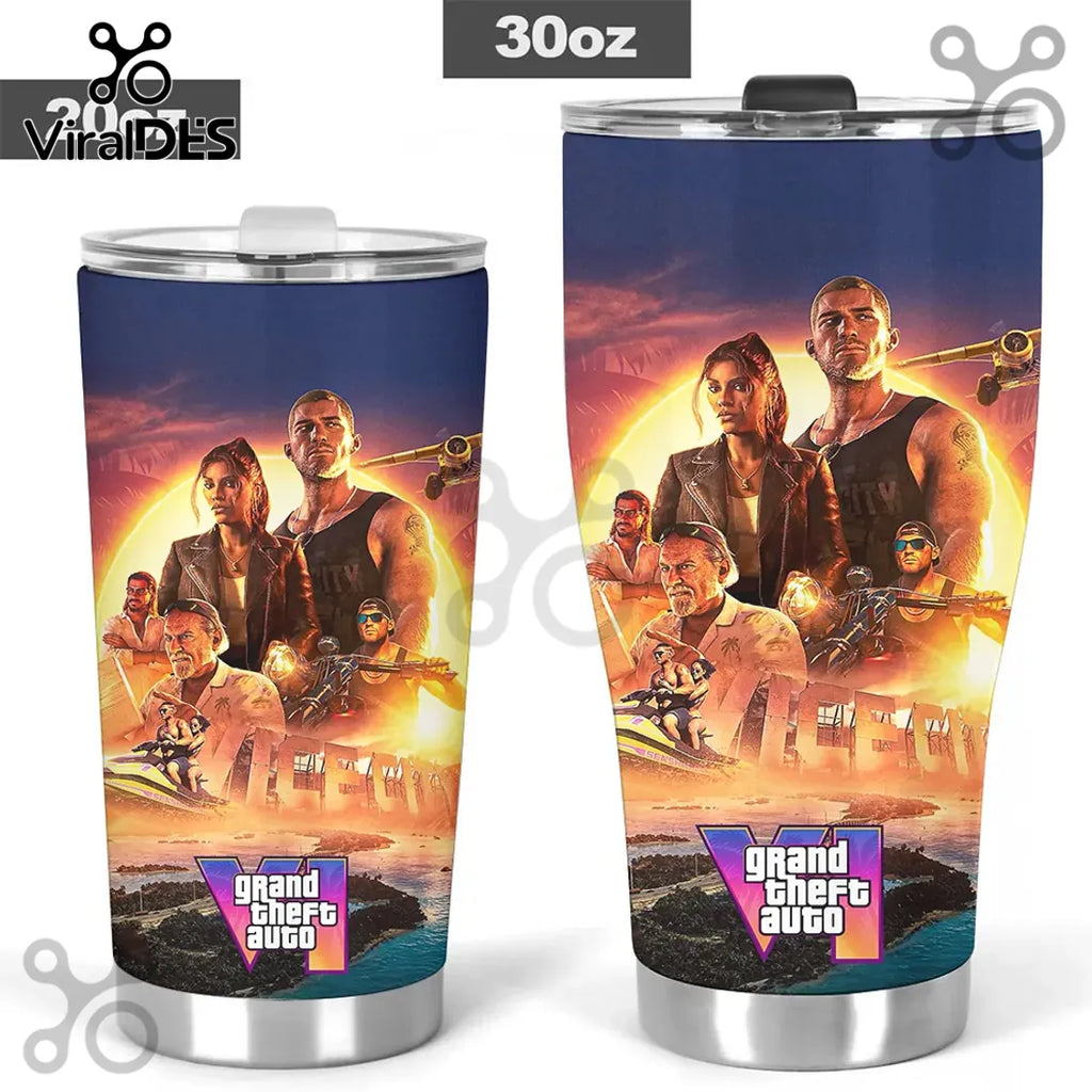Grand Theft Auto VI Stainless Steel Tumbler