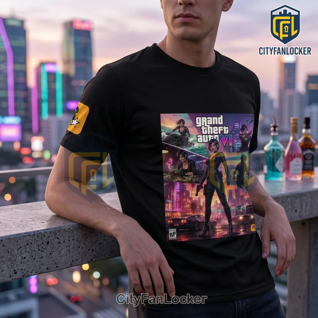Grand Theft Auto VI x Ada Wong Vice City T-Shirt