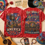 Grateful Dead America 250 Uncle Sam Skeleton T-Shirt
