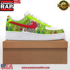 Grateful Dead Christmas Limited Edition Air Force 1 Running Sneakers Shoes