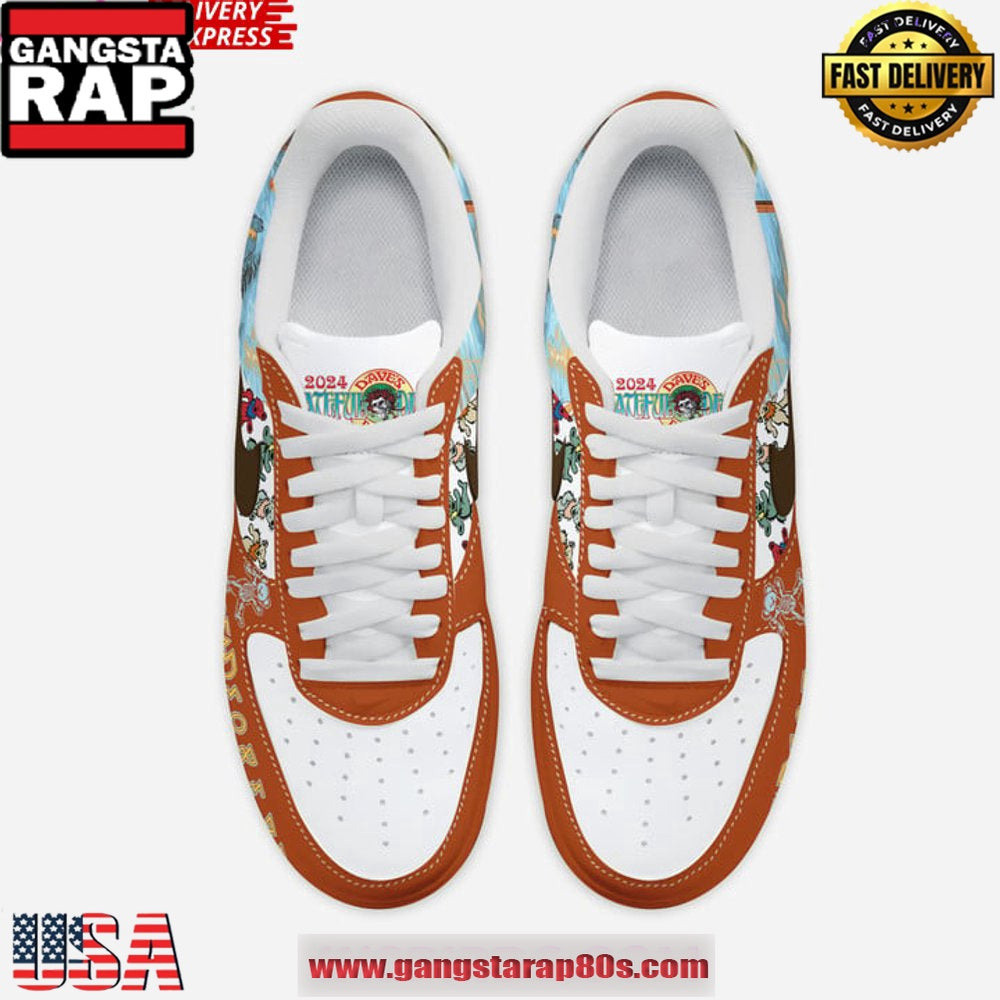 Grateful Dead Forever Limited Edition Air Force 1 Running Sneakers Shoes