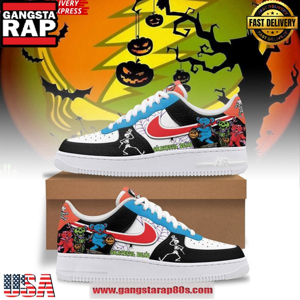 Grateful Dead Halloween New Edition Air Force 1 Sneakers Shoes