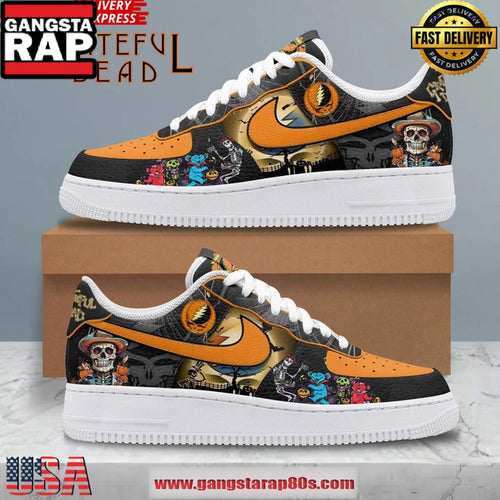 Grateful Dead Happy Halloween Air Force 1 Running Sneakers Shoes