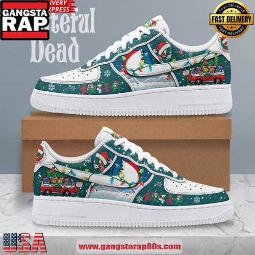 Grateful Dead Merry Christmas Limited Edition Air Force 1 Sneakers Shoes