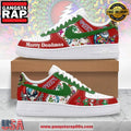 Grateful Dead Merry Deadmas Limited Air Force 1 Running Sneakers Shoes