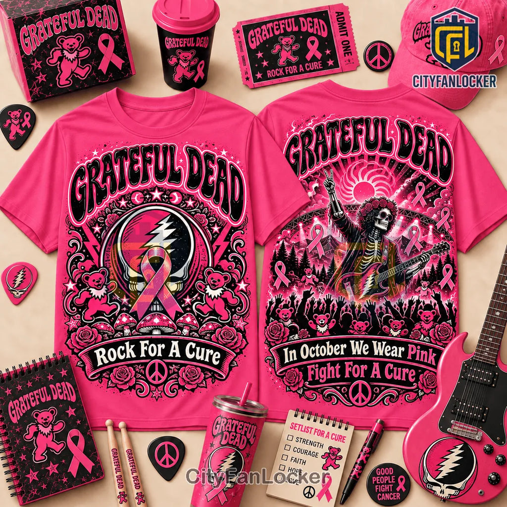 Grateful Dead Pink Dancing Bear Shirt