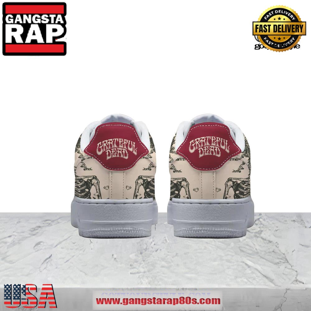 Grateful Dead Skull Limited Air Force 1 Running Sneakers Shoes