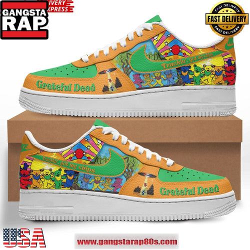 Grateful Dead Truckin’ New Design Air Force 1 Sneakers Shoes