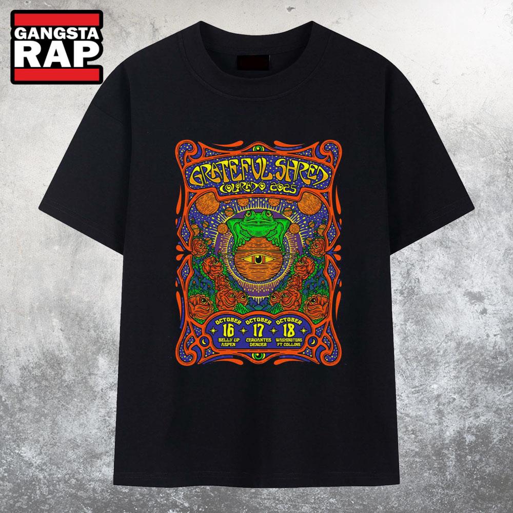 Grateful Shred Oct 16-17-18 2025 Colorado Tour T Shirt