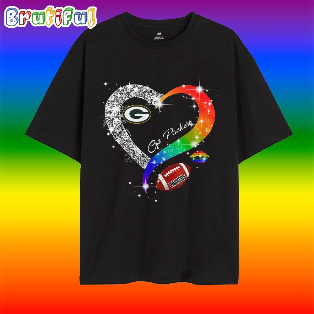 Green Bay Packers 2025 LGBT Pride Day Vintage T Shirt