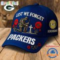 Green Bay Packers 2025 NFL Lest We Forget Remembrance Classic Cap