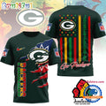 Green Bay Packers 2026 NFL Juneteenth Freedom Limited Edition 3D Shirt